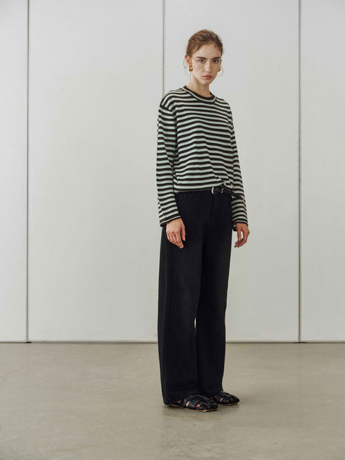 Shadow Fade Wide Jeans - Black